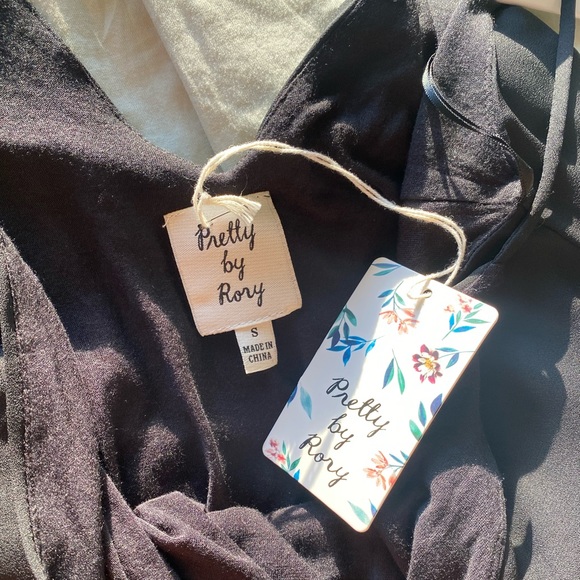 NWT Pretty by Rory black maxi dress - Picture 6 of 7